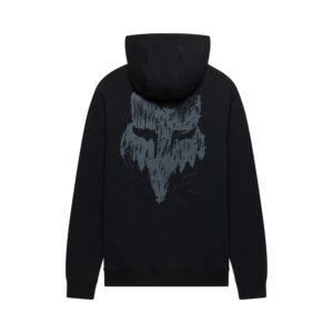 Fox Slowburn Fleece Pullover Hoodie Black - Image 2