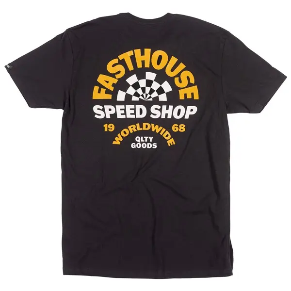 Fasthouse Deco Tee Black
