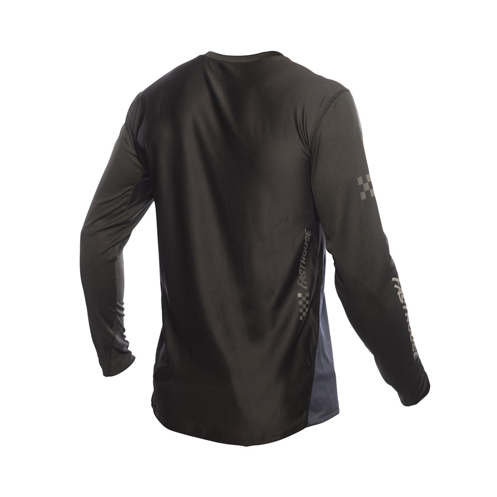 Fasthouse Alloy Sidewinder Long Sleeved Jersey Youth Rust/Midnight Navy - Image 2