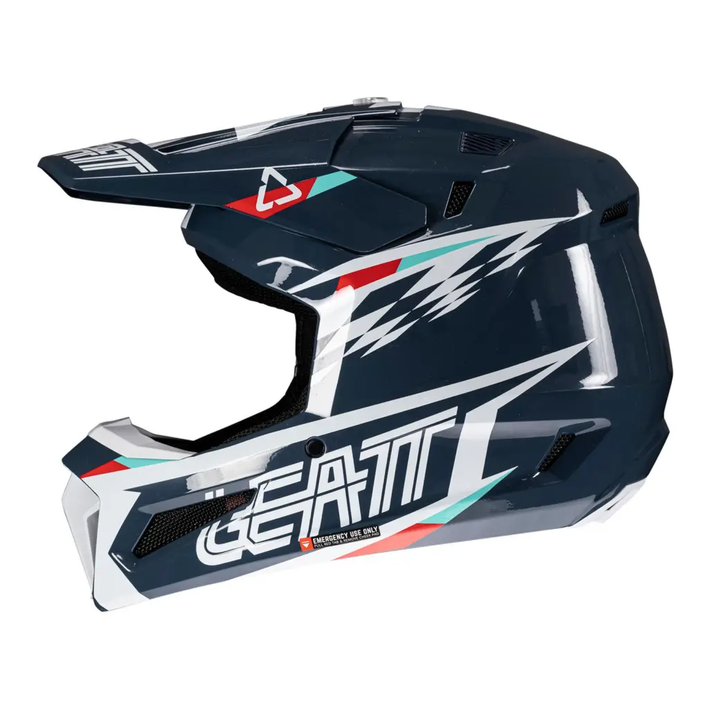 Leatt 3.5 Motocross Helmet Kit - Blue