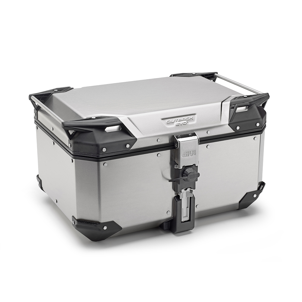 Monokey Top Box 58Lt Outback Evo Aluminium Silver - Image 1