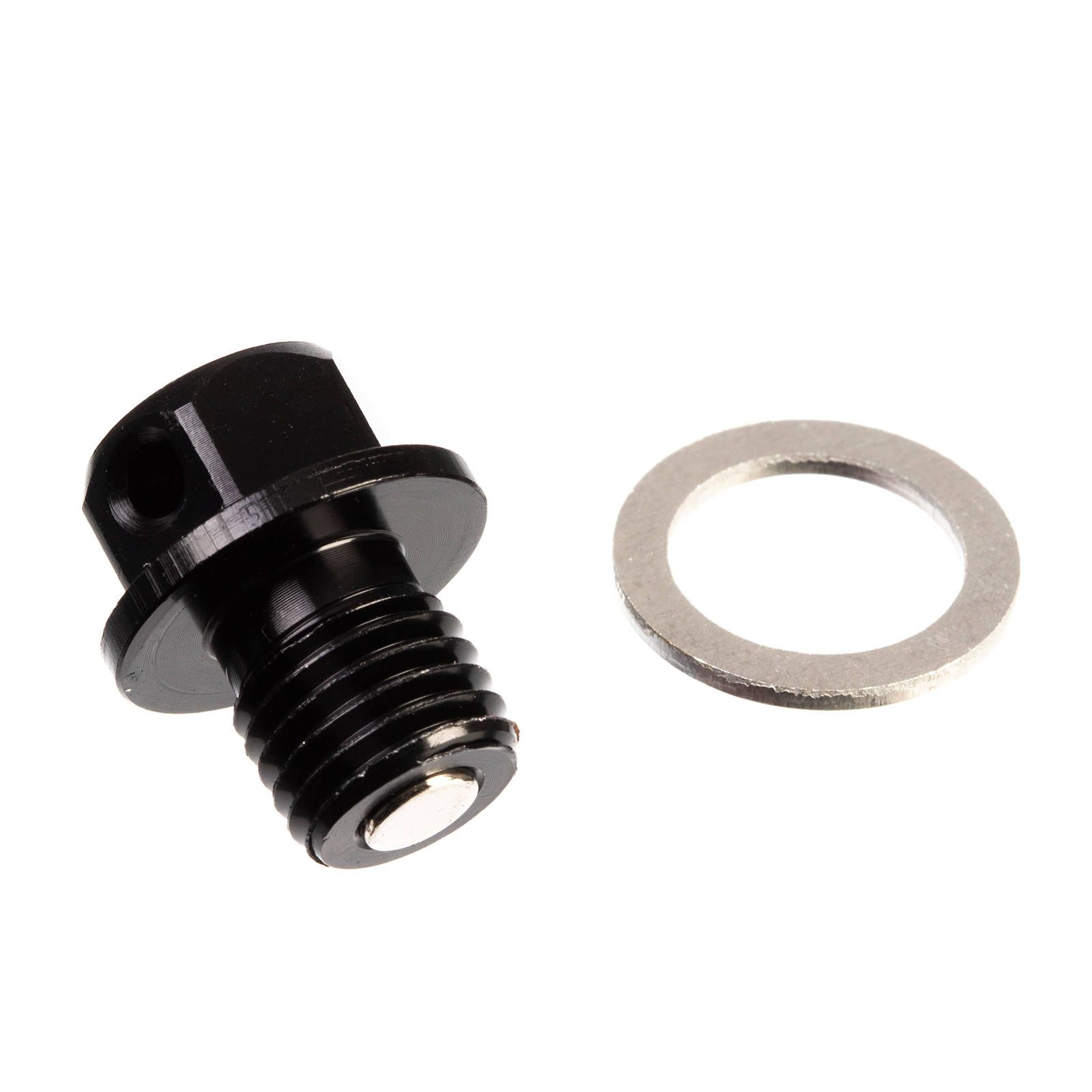 WHITES MAGNETIC SUMP PLUG BLK M12 x 12 - P1.5 - Image 1