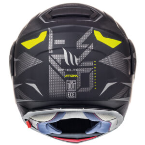 MT Atom SV Flip Front Helmet Divergence Matte Grey - Image 2