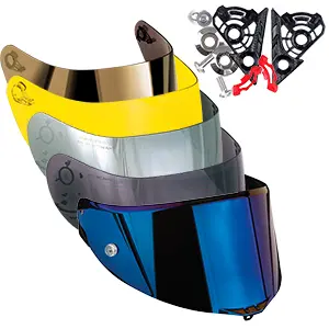 AGV GT VISOR AS/AF IRR [SILVER] NS