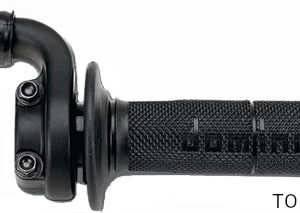 MX/E THROTTLE/GRIPS ALU BLACK 3.1D./mm 63mm MAX DESMO KRE 4 STROKE - Image 2