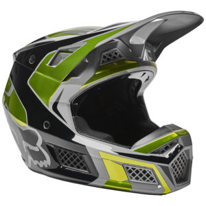 Motocross Helmet Fox V3 RS Mirer Flo Yellow - Image 1