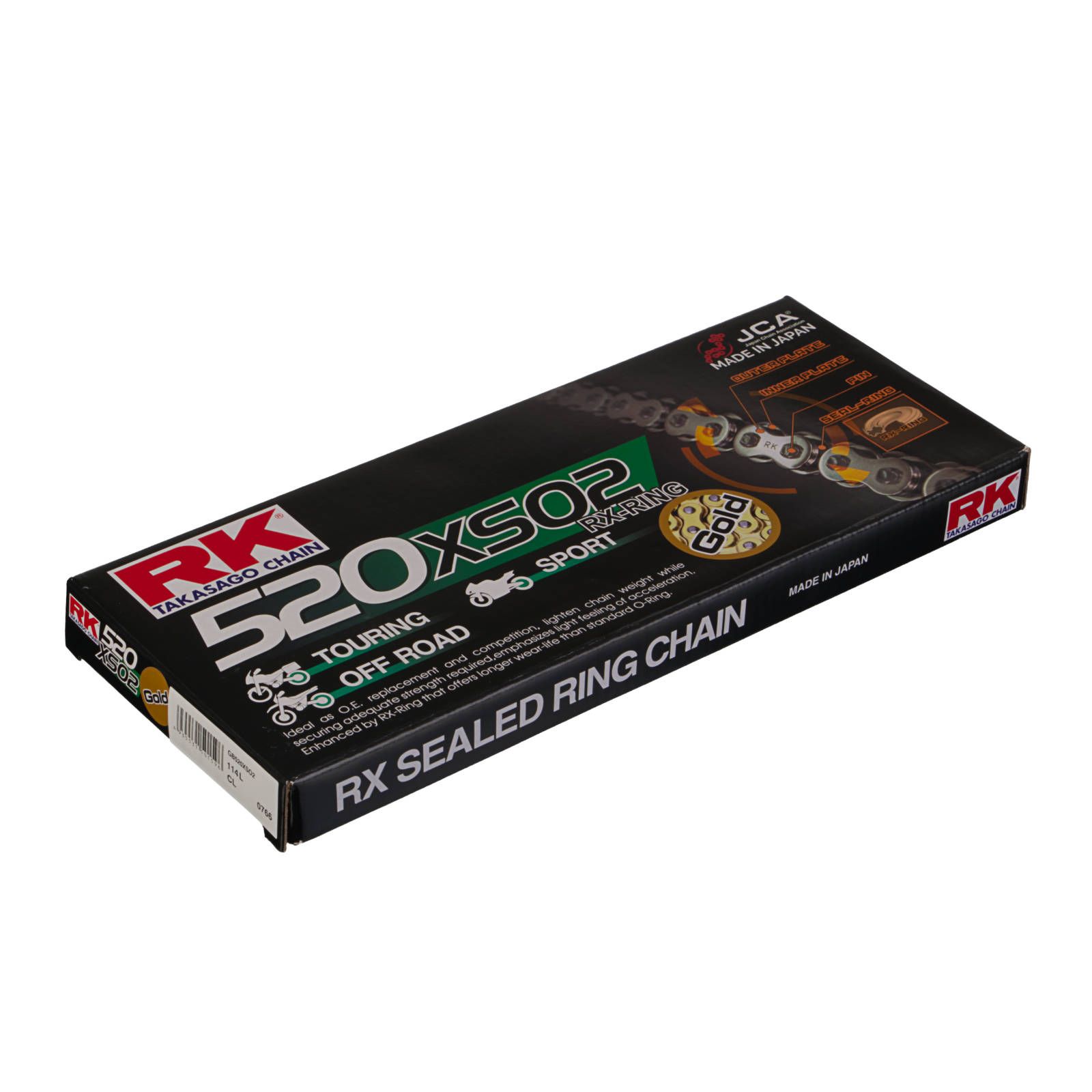 CHAIN RK GB520XSO2 x 114 GLD RX-RING - Image 1
