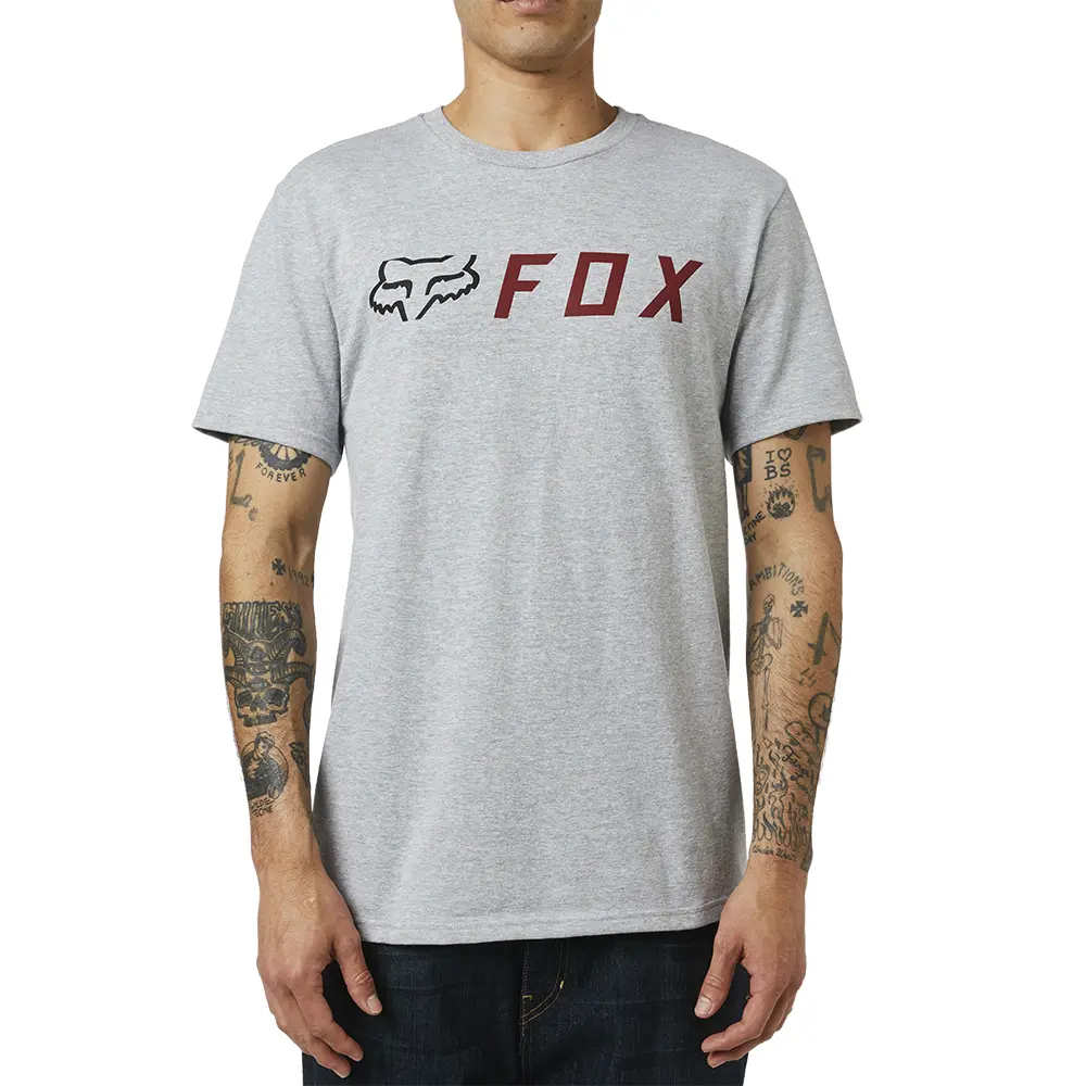 CUT OFF SS TEE [LIGHT HEATHER GREY] XL