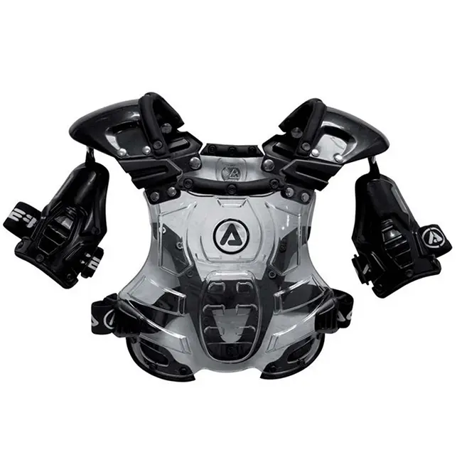 *Bomber Junior Chest Protecter Clear/Black ACERBIS         []