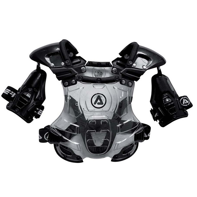*Bomber Junior Chest Protecter Clear/Black ACERBIS         [] - Image 1