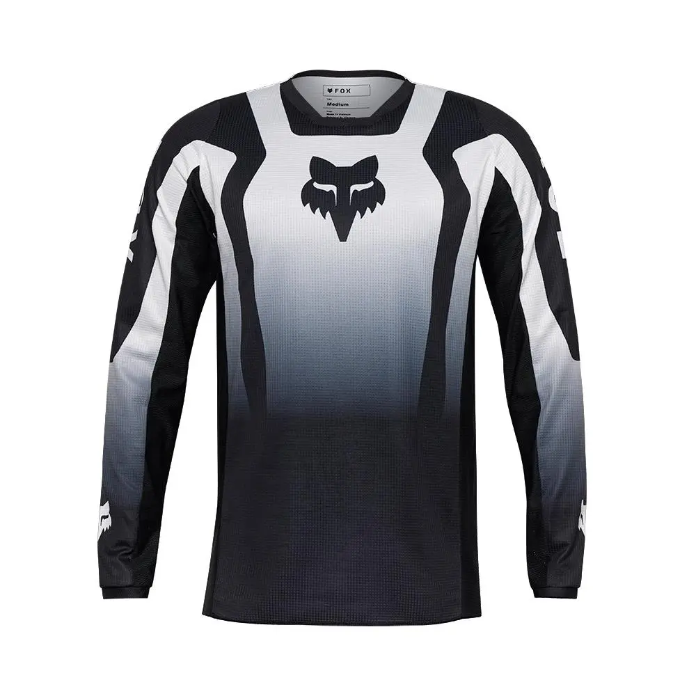 Fox 180 Lean Motocross Jersey Black/White