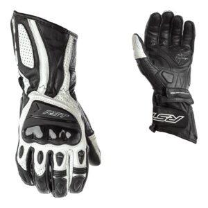 RST R-18 SEMI SPORT CE LEATHER GLOVE [BLACK/WHITE] 07 XS - Image 2