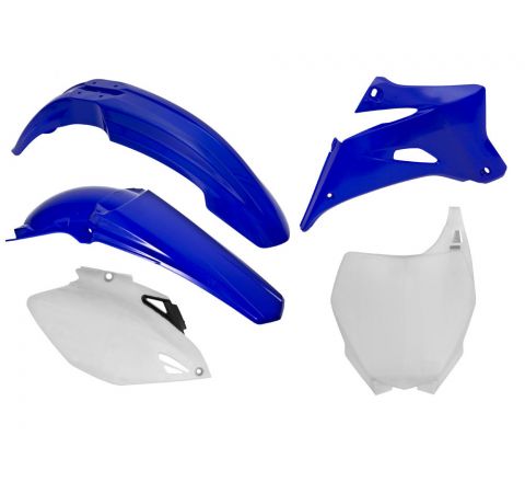 PLASTIC KIT RTECH YAMAHA YZ250F YZ450F 06-09 BLUE/WHITE - Image 1