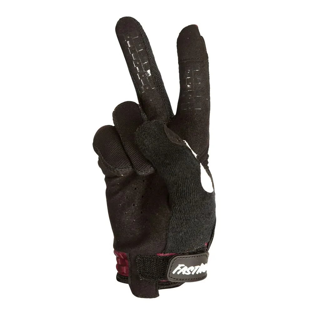 Fasthouse Speed Style Ridgeline Motocross Gloves Maroon/Black