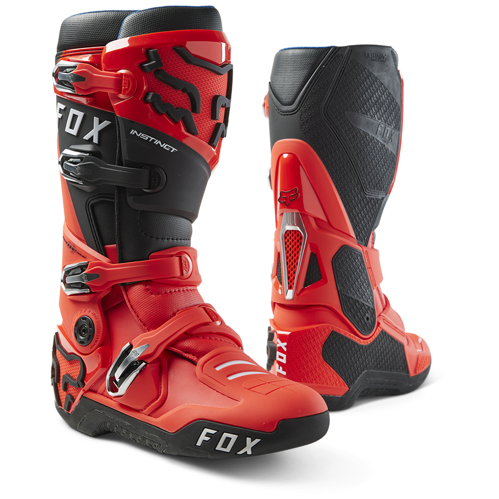 Fox Instinct Motocross Boots Flo Red - Image 1