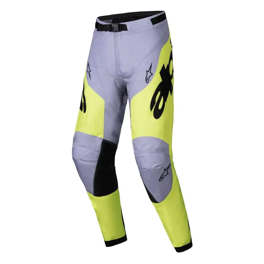 Alpinestars Racer Veil Motocross Pants Gray/Yellow Fluoro