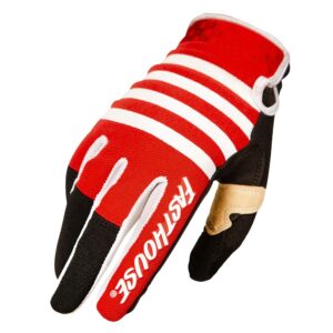 Fasthouse Speed Style Striper Motocross Gloves Red/Black - Image 1