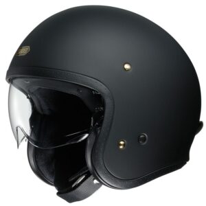 Open Face Helmet Shoei J.O Matte Black - Image 1