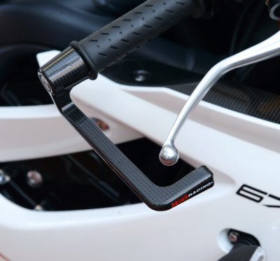 Carbon Fibre Lever Guards R & G Racing Triumph Daytona 675 - Image 1
