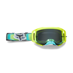 Fox Airspace Horyzn Motocross Goggles Flo Yellow with Grey Lens - Image 3