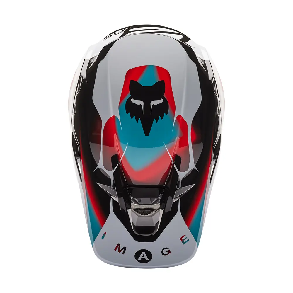 Fox V3 RS SYZ MIPS ECE Motocross Helmet Black/White