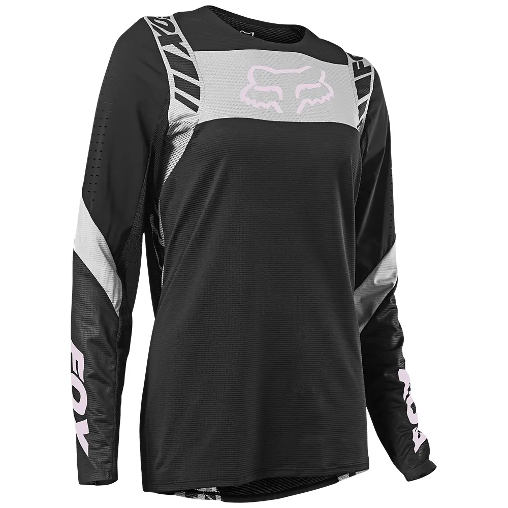 Motocross Jersey Fox Flexair Mack One Ladies Black