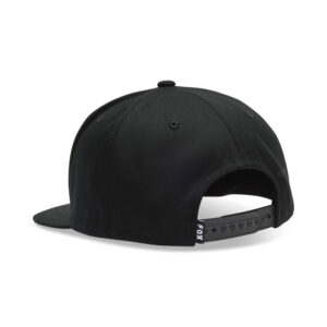 Fox Tread Snapback Hat Black - Image 1