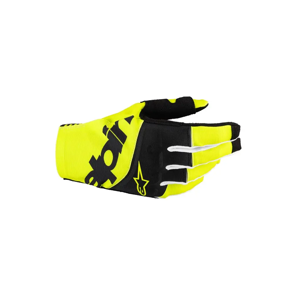 Alpinestars Techstar Motocross Gloves Black/Yellow Fluoro