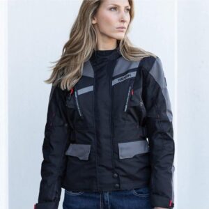STELVIO LADY LIGHT JACKET GREY/BLACK MEDIUM - Image 3