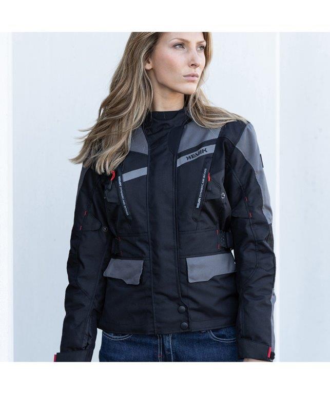 STELVIO LADY LIGHT JACKET GREY/BLACK MEDIUM - Image 3