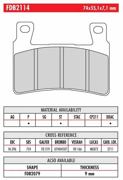FERODO BRAKE BPADS
