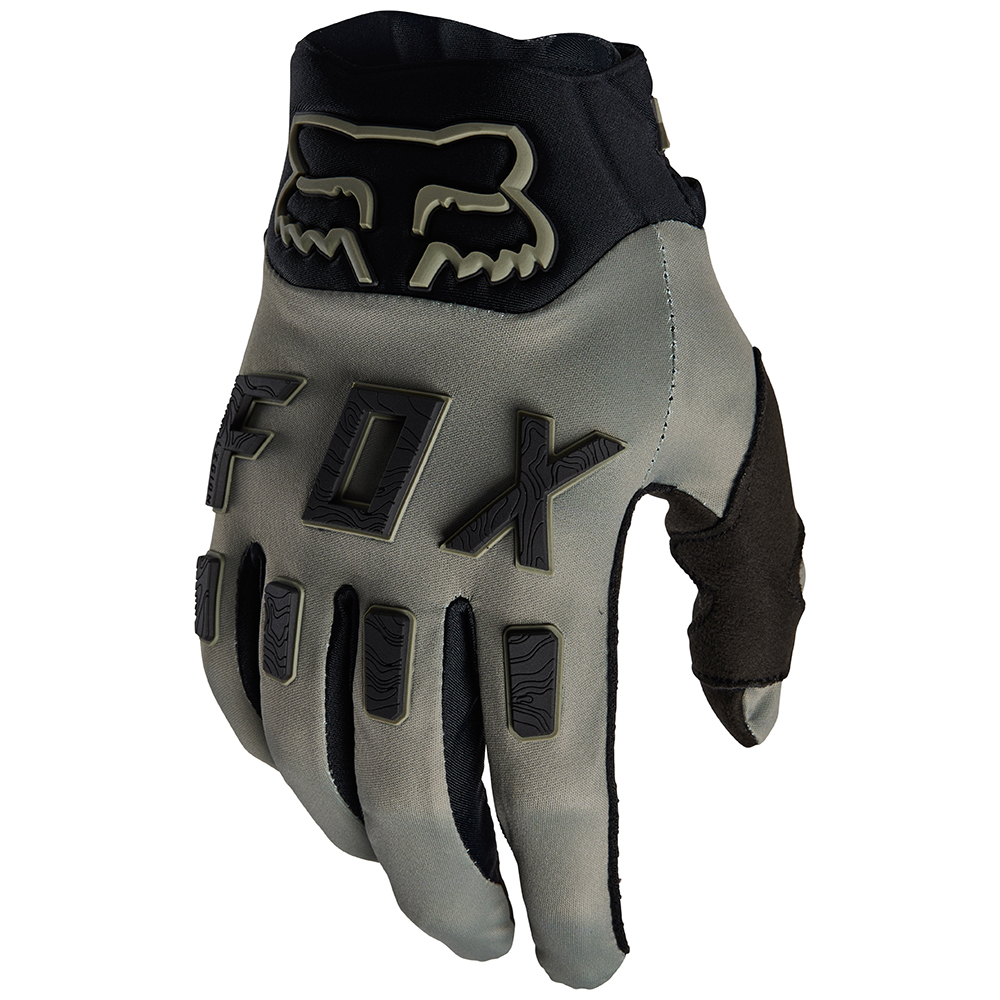 Fox Legion Drive Water Motocross Gloves Black/Grey - Image 1