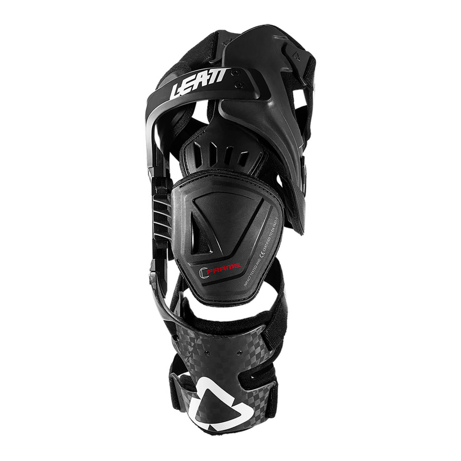 Leatt Knee Brace C-Frame Pro Carbon (Right) - Black - Image 2