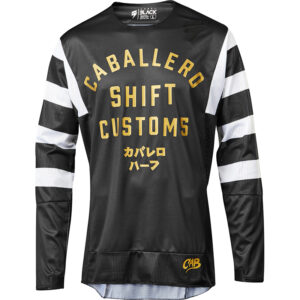 Motocross Jersey Shift 3LACK Caballero x Lab Black - Image 1