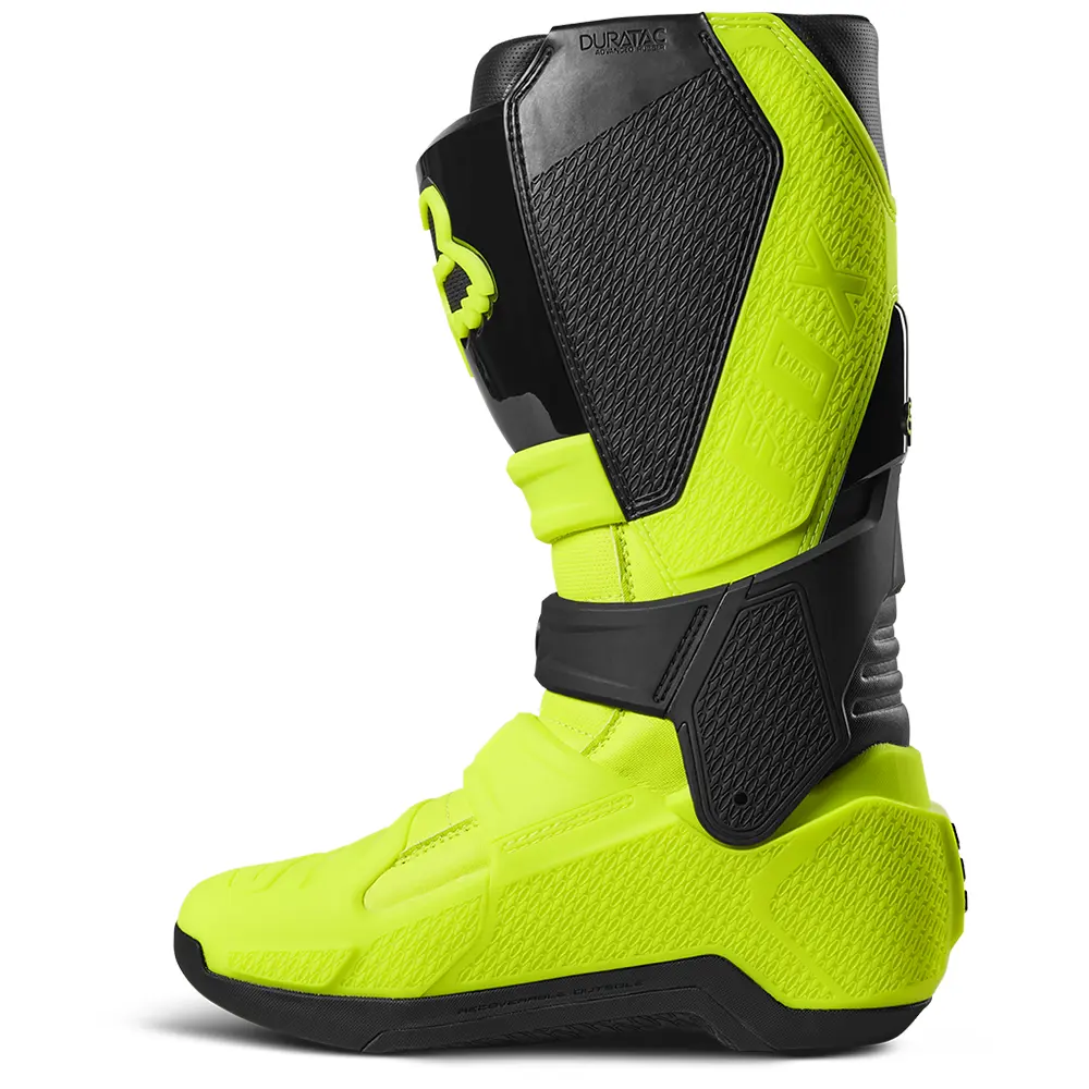 Fox Motion Motocross Boots Flo Yellow