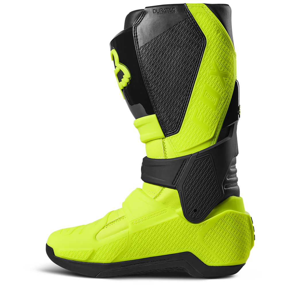 Fox Motion Motocross Boots Flo Yellow - Image 4
