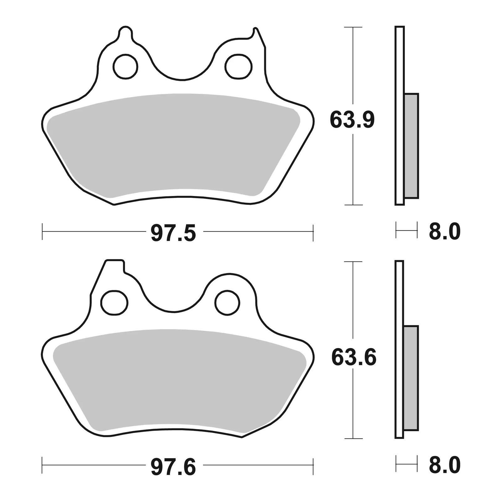 Brembo Brake Pad - Sintered Rear - Image 2