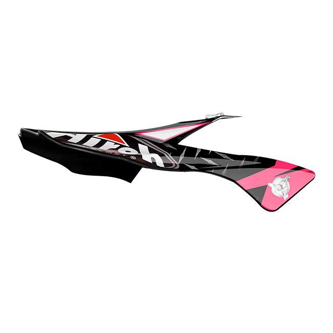 *Peak Only Iron Pink Gloss Twist Helmet MX Airoh [A] - Image 1