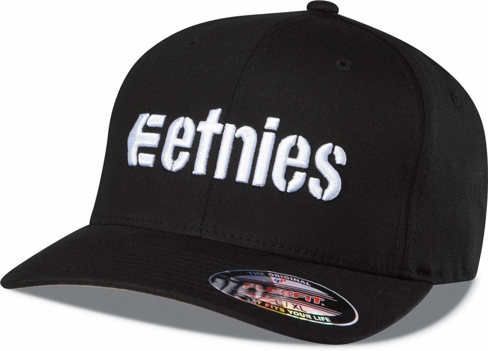 CORPORATE 3 FLEXFIT CAP YOUTH [BLACK/WHITE] - Image 1