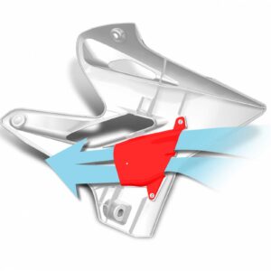 SHROUD YZ125 YZ250/X 05-16 WHT - Image 2