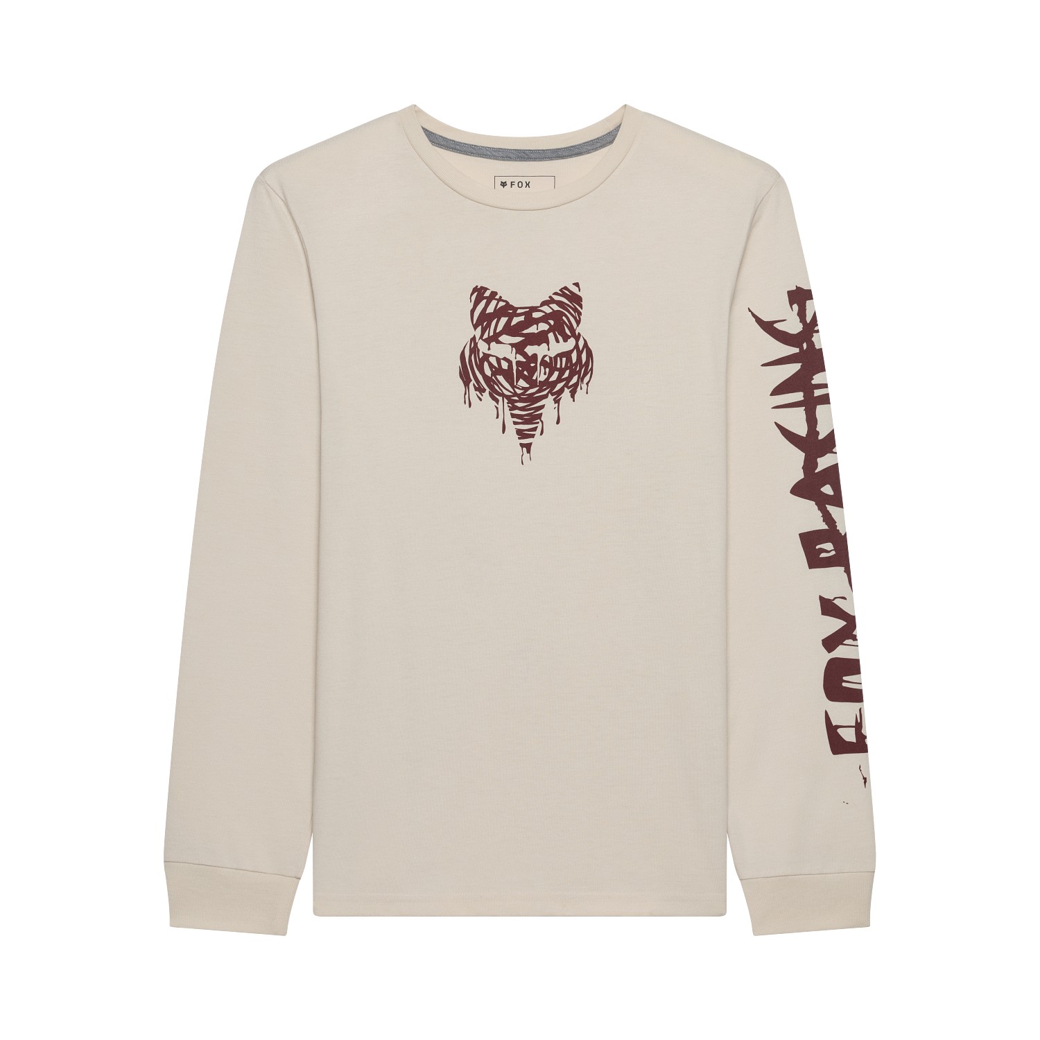 Fox Roughcut Dri-Release Midweight Long Sleeve Tee Chalk White - Image 1