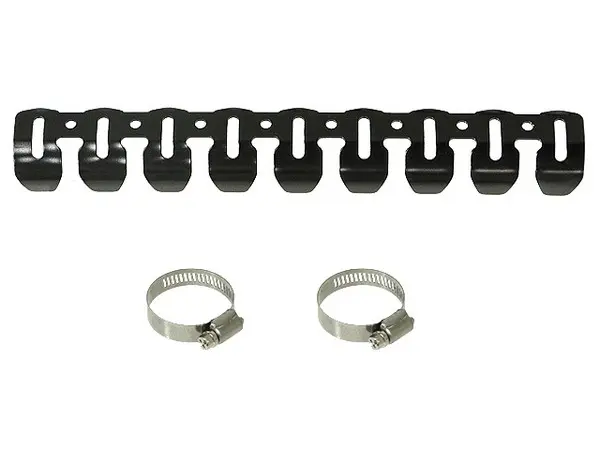 EXHAUST PIPE GUARD ALUMINIUM UNIVERSAL FOR 4 STROKE BIKES PROTECTS HEAD PIPE FROM STONE/ROCKS