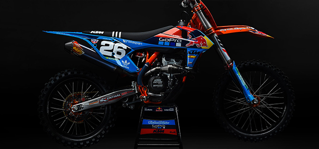 I Acerbis KTM Full Plastic kit Orange/Blue TLD 2016-18 [] - Image 2