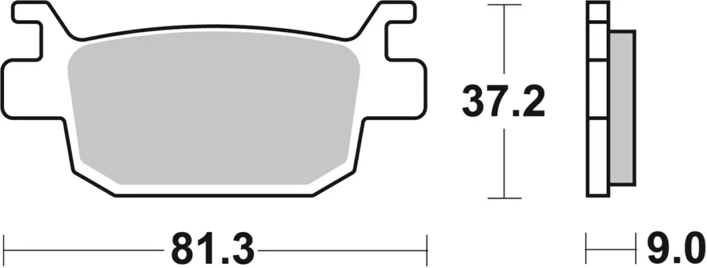 SBS 832LS Rear Brake Pads