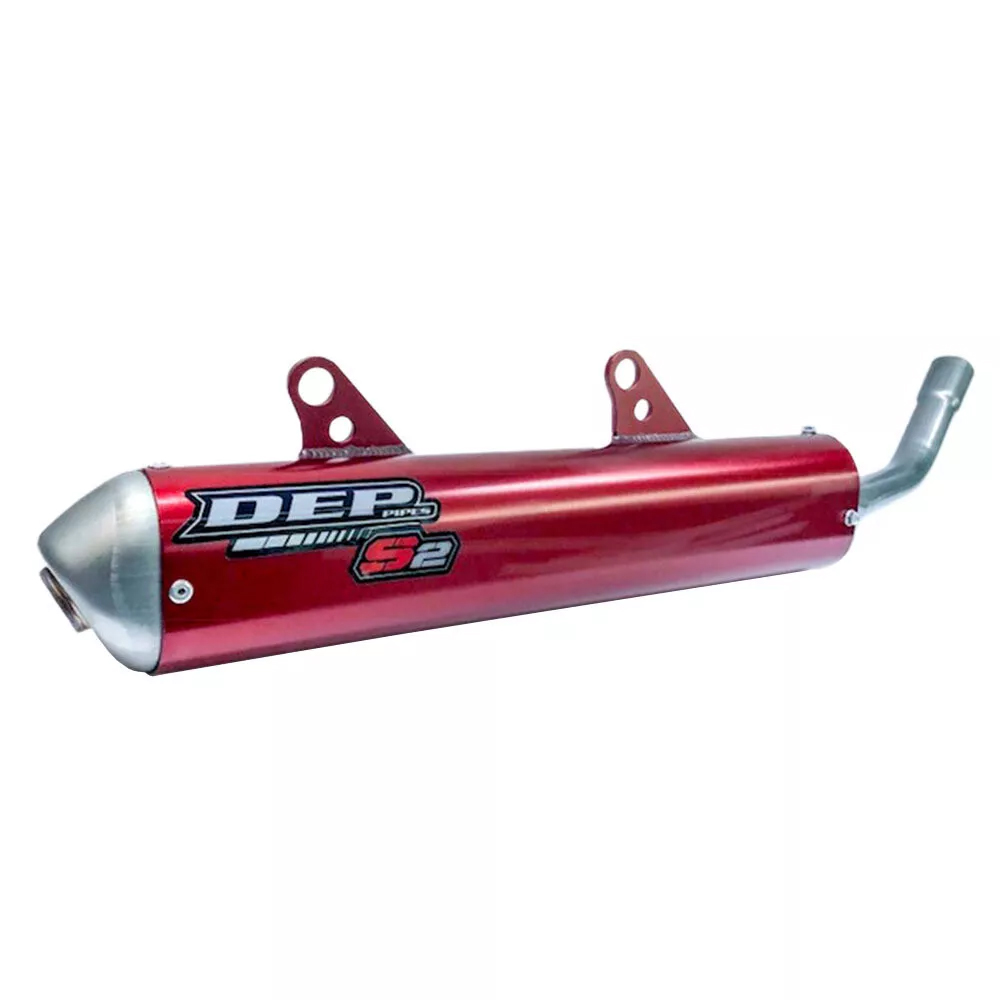 SILENCER DEP SHORTY GASGAS MC125 2024 HUSQVARNA TC125 23-24 KTM 125SX 23-24 RED - Image 1