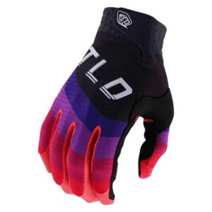 Troy Lee Designs Air Reverb Motocross Gloves Black / Glo Red - Image 3
