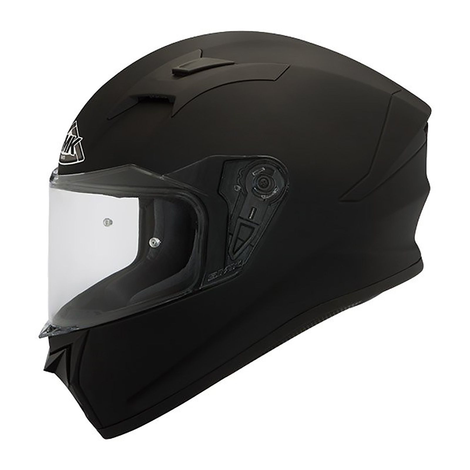 SMK Stellar Road Helmet Matte Black - Image 1