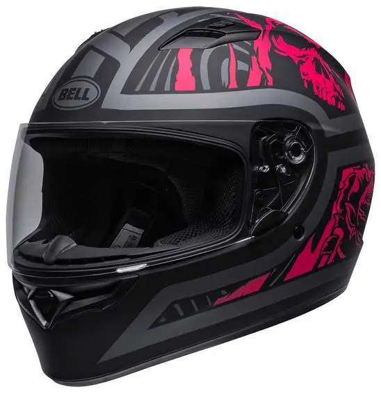 Bell Qualifier Rebel Road Helmet Black/Pink