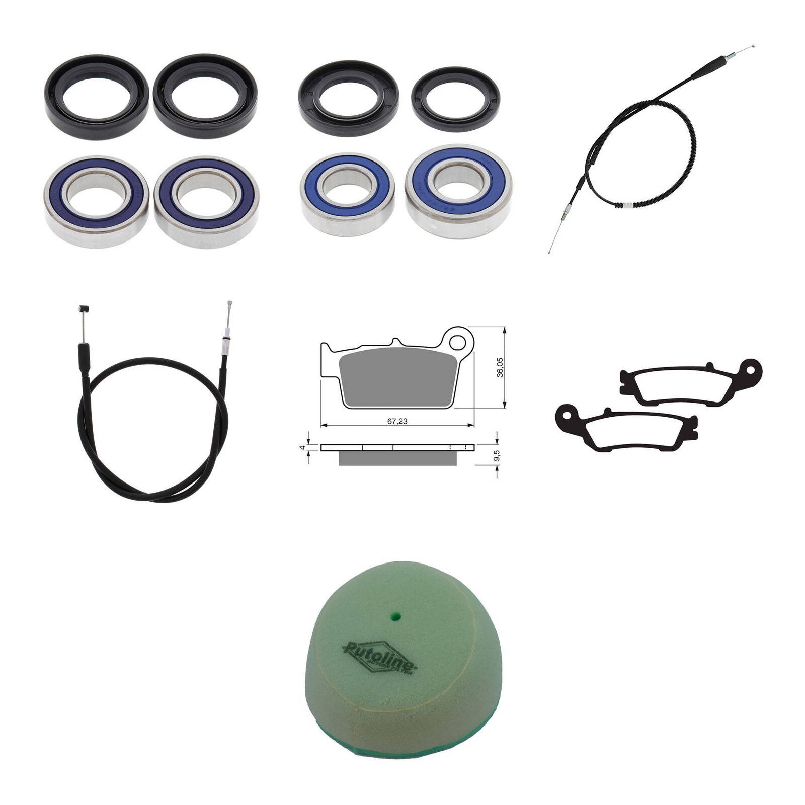 Offroad Refurb Kit - Yamaha YZ250 '08-'20 / YZ250X '16-'18 - Image 1