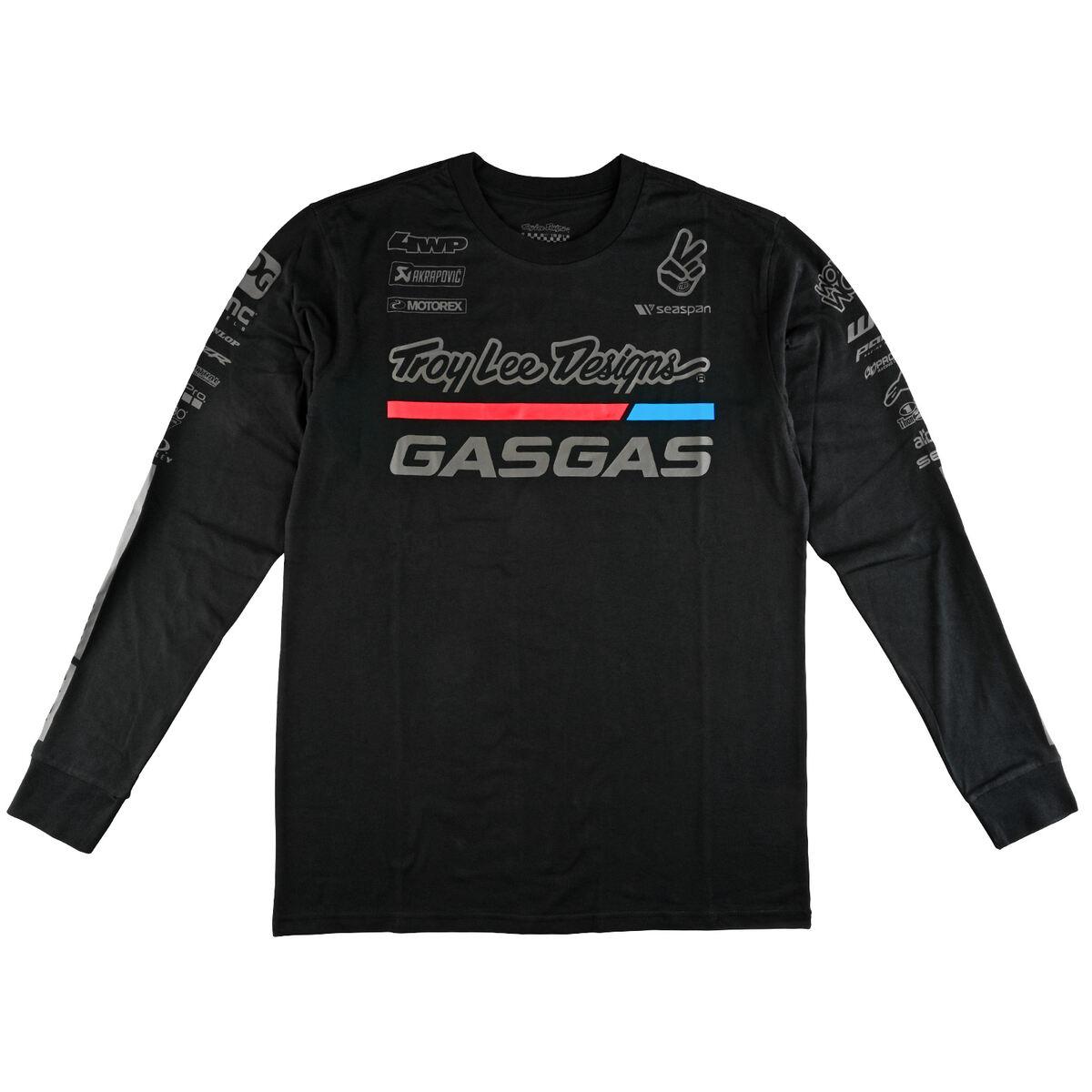 GasGas Team Long Sleeve Tee Black - Image 1